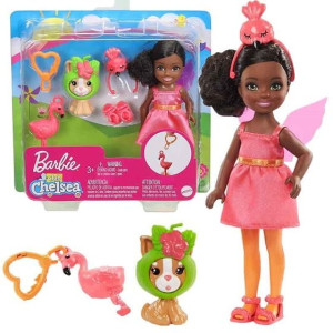 Lalka Barbie Chelsea Kostium Flaminga Gjw30