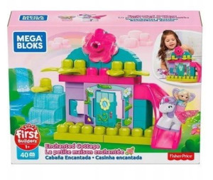 MEGA BLOKS Zestaw Klocków KWIATOWE WRÓŻKI DOMEK