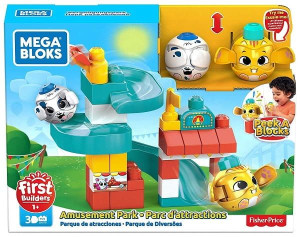 Mega Bloks Zjeżdżalnia Plac Zabaw + 2 Zwierzątka
