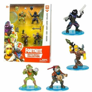 FORTNITE 4-PACK FIGURKI Raptor Rust Lord Rex Raven