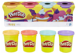Play Doh Ciastolina Zestaw 4 Tuby E4869