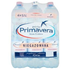 Primavera Woda Źródlana Niegazowana 6 X 1,5 L