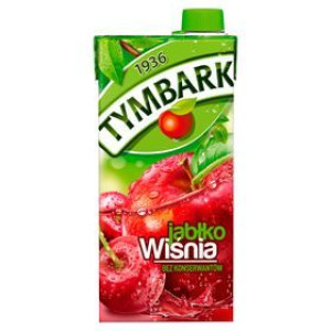 Tymbark Wiśnia Jabłko Napój 1 L