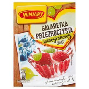 Winiary Galaretka Przezroczysta Winogronowy Smak 71 G