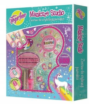 Manicure studio JEDNOROŻEC Zestaw do paznokci TOYS INN