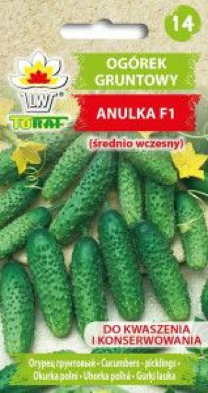 Ogórek gruntowy Anulka F1 średnio wczesny 5 g