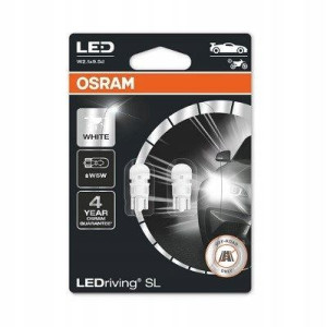 Osram Żarówka W5W 12W Biała 6000K LED