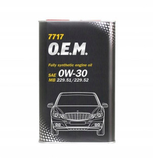 Olej Silnikowy Mannol OEM Mercedes 0w30 1L