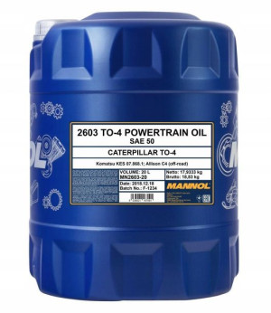 Olej Hydrauliczny Mannol TO-4 Powertrain 50w 20L