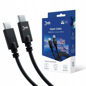 3MK Hyper Cable 4K60Hz 100W 1M C to C