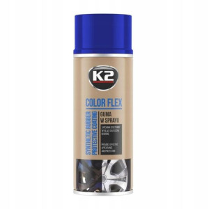Guma w Sprayu K2 Color Flex Niebieski 400ml