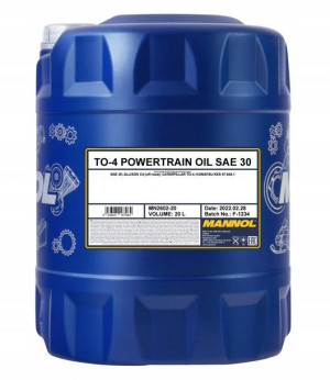 Olej Hydrauliczny Mannol TO-4 Powertrail 30w 20L