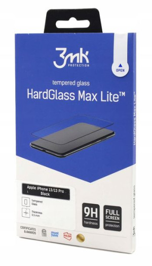 Szkło Hartowane 3MK HardGlass MaxLite iPhone 13PRO