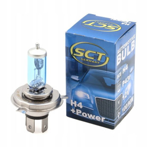 Żarówka H4 SCT +Power 12V 100/90W P43t