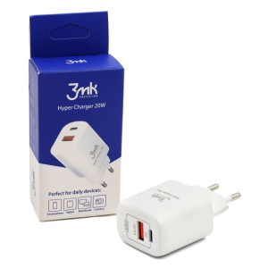 Ładowarka Sieciowa 3MK Szybka Hyper 20W USB USB-C