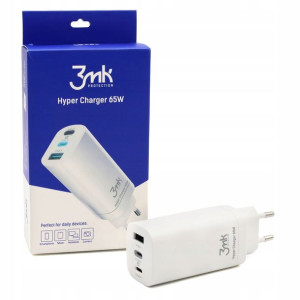 Ładowarka Sieciowa 3MK Szybka Hyper 65W USB 2xUSBC