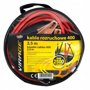 Kable Rozruchowe Moje Auto Virage 400A 2,5m