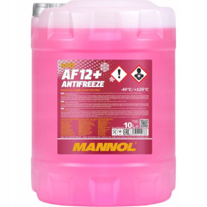 Płyn Chlodniczy Mannol AF12+ -40°C Czerwony 10L