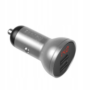Ładowarka Baseus Samochodowa 2xUSB LCD