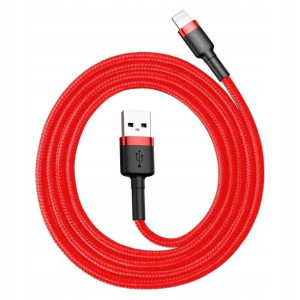 Kabel Baseus USB do Lightning 1,5A 2m Czerwony