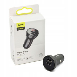 Ładowarka Baseus Samochodowa Szybka LED 2xUSB