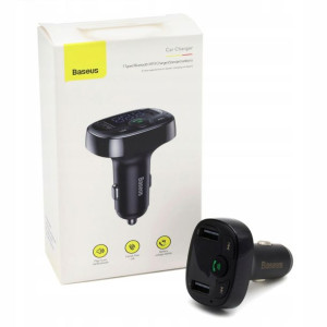 Transmiter FM Baseus Bluetooth MP3 Ładowarka 2xUSB