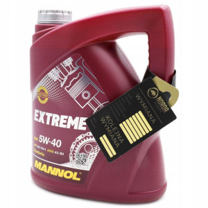 Olej Silnikowy Mannol Extreme 5w40 5L