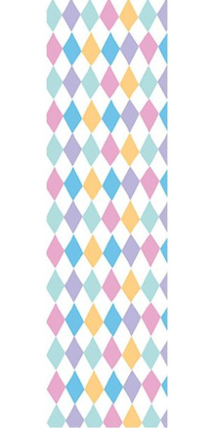 papier do pakowania - 68,5 x 100 cm - kolorowe romby