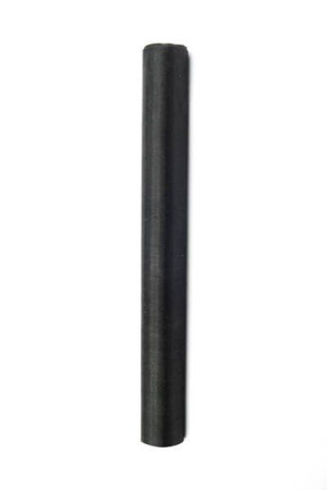 organza gładka - 0,36 x 9 m - czarna
