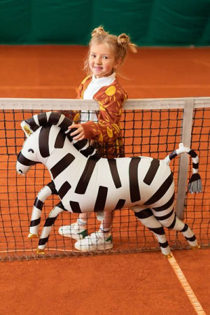 balon foliowy zebra - 115 x 85 cm