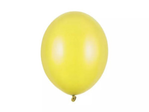 balony strong 30cm - metallic lemon zest - 100 szt