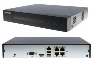 Rejestrator IP 4x PoE do 6Mpx Hikvision Hiwatch