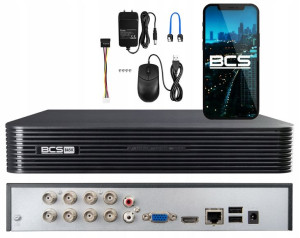 Rejestrator Monitoringu BCS analogowy 8kanałów 5MP