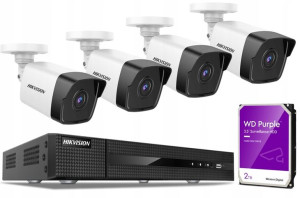 Zestaw Do Monitoringu Ip 4mpx + Rejestratior Poe