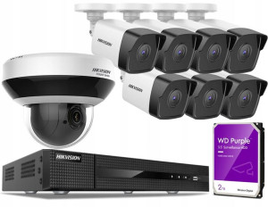 Hikvision Monitoring Kamery Zewnętrzne + Ptz 4 Mpx
