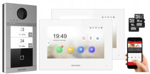WIDEO DOMOFON Videodomofon WiFi DWURODZINNY APKA