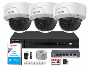 Hikvision Zestaw Monitoringu Ip 4mp Wandaloodporny