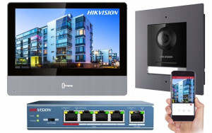 Zestaw Wideodomofonowy Domofon Panel Ip Hikvision