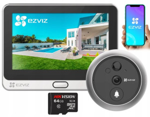 Wizjer DP2C CS-DP2C WiFi EZVIZ Judasz Dzwonek 64Gb