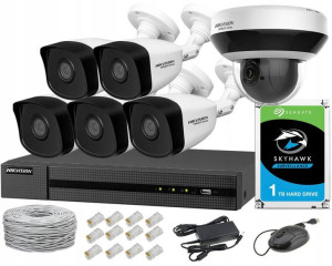 Zestaw Kamer Do Monitoringu 4mpx 1560x1440p Ptz Ir