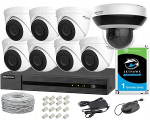 Monitoring Do Domu Hikvision 8 Kamer 4mpx Komplet