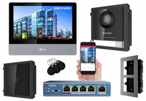 Zestaw Wideodomofonowy Domofon Panel Ip Hikvision