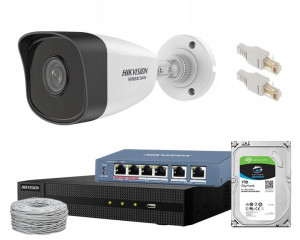 Monitoring Domu Kamera Hikvision Kompletny Zestaw