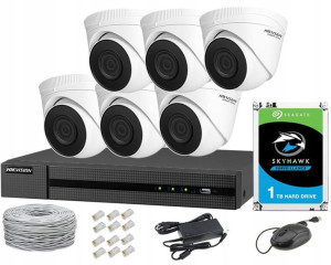 Zestaw Do Monitoringu Hikvision Ip 4mpx 6 Kamer