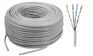 KABEL SIECIOWY UTP CAT.5E SKRĘTKA do Monitoringu
