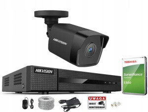 Zestaw Monitoringu Domu Hikvision 4mpx Poe Dysk 1t