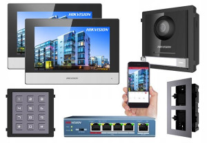 Zestaw Wideodomofonowy Domofon Panel Ip Hikvision