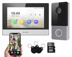 WIDEO DOMOFON WIFI Video Domofon DS-KIS603-P LCD