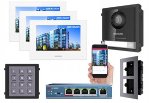 Zestaw Wideodomofonowy Domofon Panel Ip Hikvision