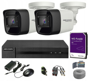 Zestaw do monitoringu 8Mpx 3840x2160 Hikvision TVI